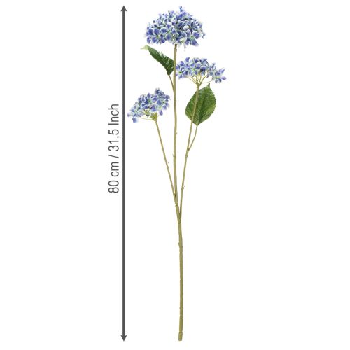 gjenstander Blomstrende hortensiagren for stilig hjemmedekorasjon, 80 cm, 2 stk.
