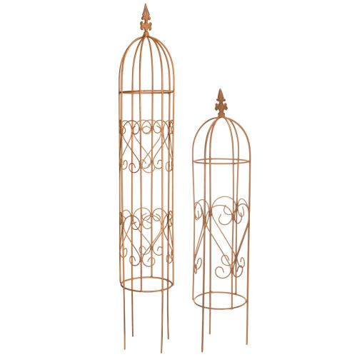 gjenstander Hageespalier, klatrehjelpemiddel for roser og andre klatreplanter, ideelt hagedesign, 108 cm, sett med 2.