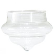 gjenstander Flytende telysholder laget av klart glass Ø7,5cm H6cm