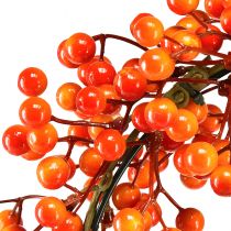 gjenstander Bærkrans dekorativ ringbær rød oransje kunstig Ø30cm