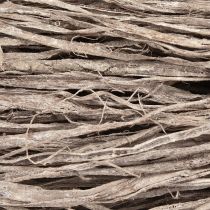 gjenstander Dekorative fibre for håndverk naturlige brune hvite naturmaterialer 500g