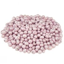 gjenstander Strålende dekorative perler 4mm - 8mm leirgranulat rosa 1l