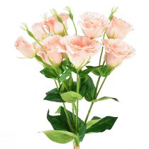 gjenstander Kunstige blomster Eustoma Lisianthus rosa 52cm 5stk