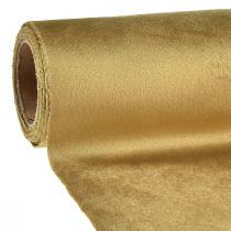 gjenstander Bordsbånd fløyels bordløper gyllenbrunt dekorativt stoff 28×270cm for borddekorasjon