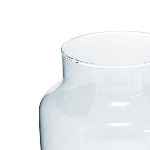 gjenstander Glassvase Rund blomstervase Stor 100 % resirkulert glass H20 Ø17cm
