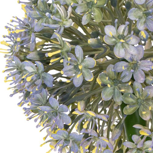 gjenstander Kunstig Allium-blomstrende gren, naturtro utseende, 90 cm