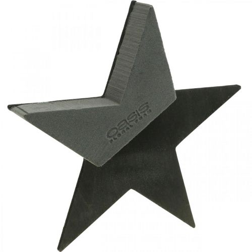 gjenstander OASIS® Black Bioline® Floral Foam Star Black H30cm 2stk