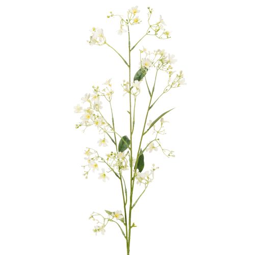 gjenstander Dekorativ epleblomstgren som kunstig blomst for lyse stuedetaljer, kremfarget, 108 cm, 2 stk.