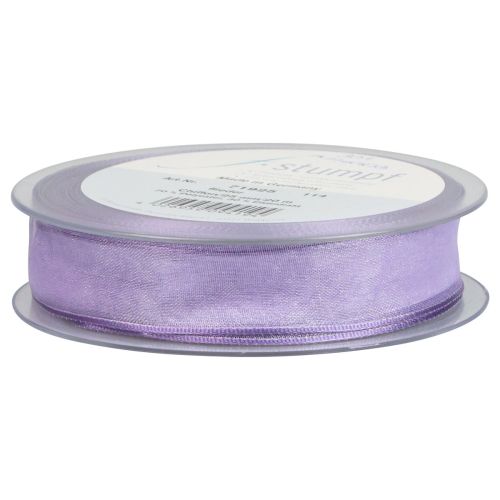 gjenstander Chiffonbånd organzabånd organza lilla 25mm 20m