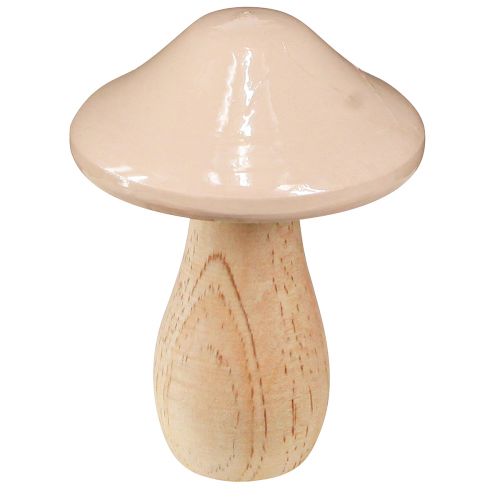 gjenstander Dekorative tresopp brun beige oransje Ø7,5cm H10cm 3 stk