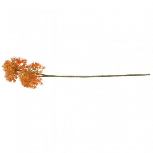 gjenstander Deco gren kunstig gren høstdekor 2 blomsterstander oransje 82cm