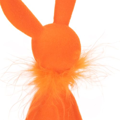 gjenstander Påskehare-hylleholder, sittende påskeharefigur til påske og vår, 27 cm, 2 deler