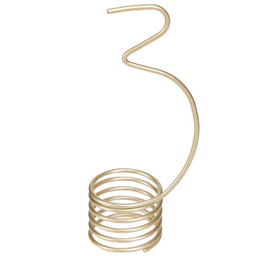 gjenstander Stearinlysdekorasjon adventstall 1-4 matt gull metall H10cm 4 stk