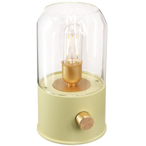 LED bordlampe retro bordlampe varm hvit grønn H19,5cm