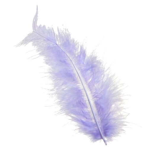 Purple Feathers Fluffy Craft Supplies Spring 5-10cm 20g