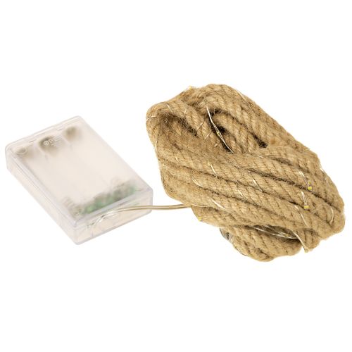 gjenstander Mikro LED-lyslenke med ledning innendørs varm hvit 390 cm