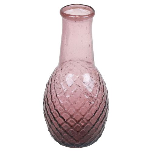 gjenstander Mini Vase Lilla Glass Vase Blomster Vase Glass Diamanter Ø6cm H12cm
