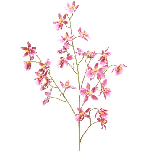 Oncidium Kunstige Orkideer Dekorasjon Rosa Fiolett 93cm 2stk