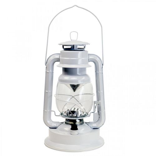 gjenstander Parafinlampe LED-lanterne varmhvit dimbar H34,5cm