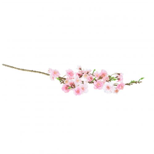 gjenstander Ferskenblomstergren kunstig rosa grenfjær 69cm