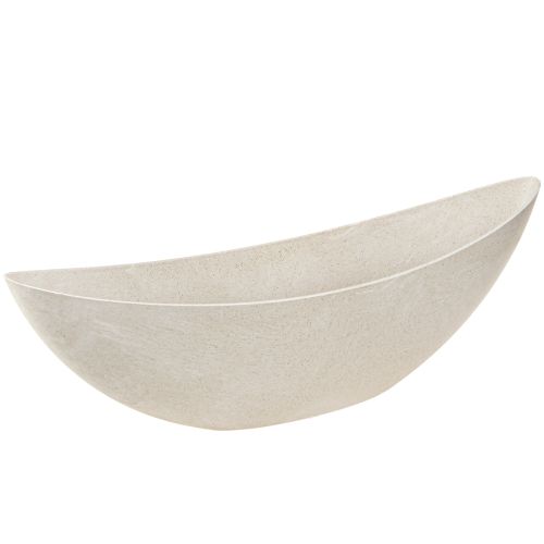 Planteskåleskip dekorativ skål oval 55x15,5x17,5cm