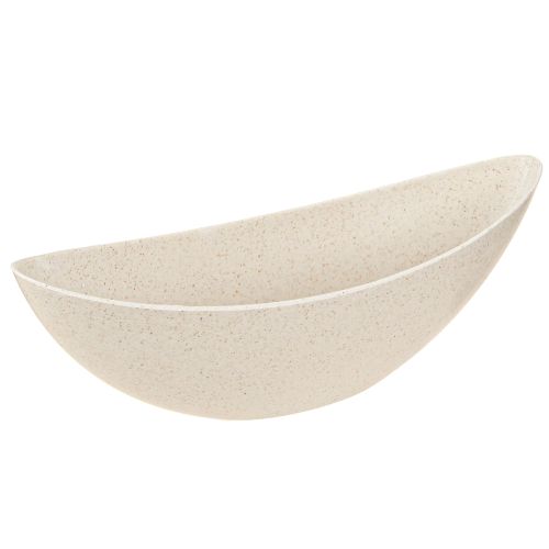 Planteskip plast planteskål beige 28×9×9cm 3stk