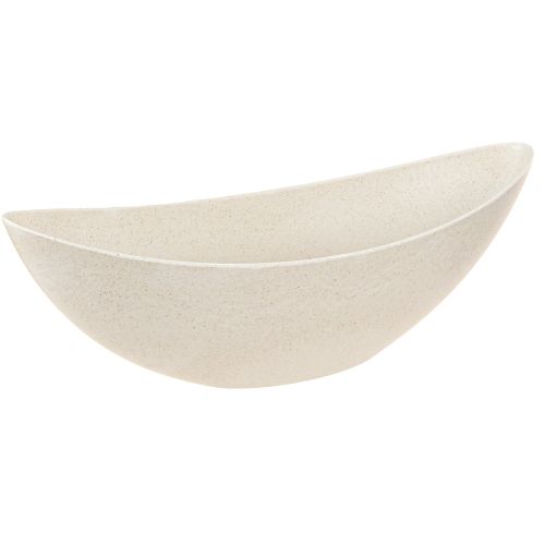 Plantebåt planteskål beige melert L38,5cm 3stk