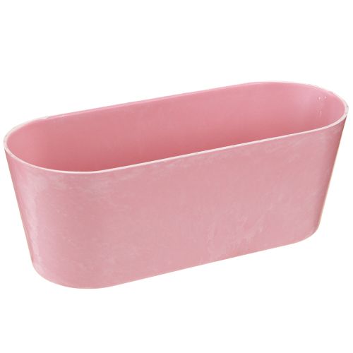 Plantebåt planteskål oval rosa 27×11×10cm 3 stk