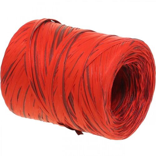gjenstander Raffia bånd rød bordeaux gavebånd raffia bånd dekorativt bånd 200m