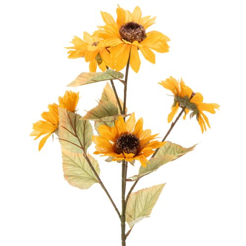 gjenstander Kunstig solsikkeblomst, naturtro dekorasjon, 72 cm, 2 stk.