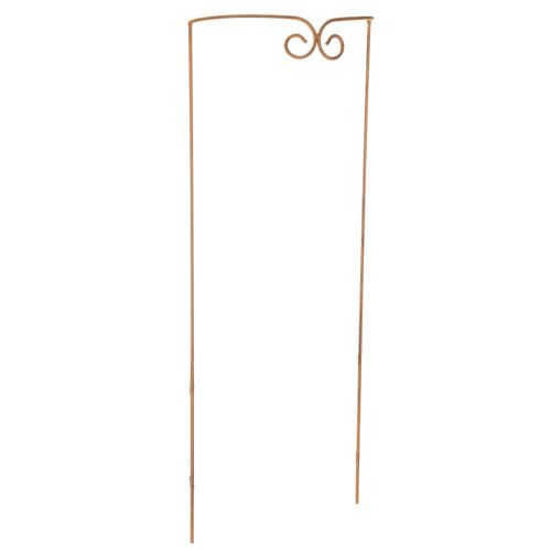 gjenstander Espalier, klatrehjelpemiddel, buet dekorativt element for blomsterbed og plantepotter, 75 cm
