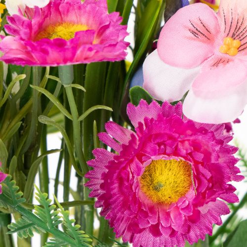 gjenstander Kunstig blomsterbukett, vårdekorasjon for stue og kontor, 37 cm