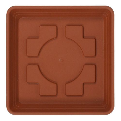 gjenstander Coaster Lara square 25cm x 25cm terracotta 1 stk