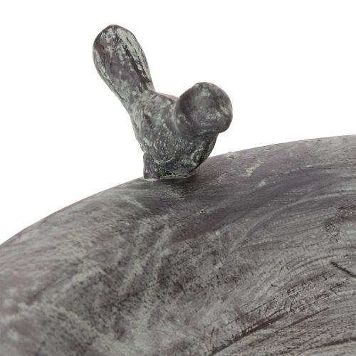 gjenstander Dekorativt fuglebad med delikat bladmønster i vintagestil, 74 cm