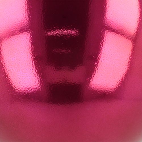 gjenstander Julekule plast stor juletrekule rosa Ø14cm