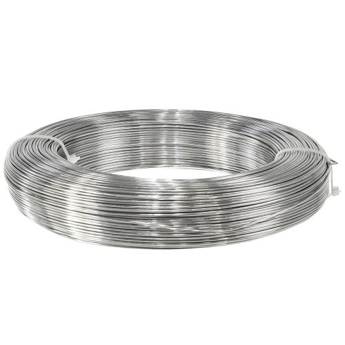 Craft wire sølv aluminium wire dekorativ wire Ø1,5mm 1000g
