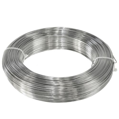 gjenstander Craft wire sølv aluminium wire dekorativ wire Ø1,5mm 1000g