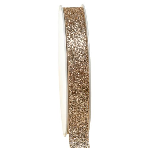 gjenstander Dekorativt bånd champagne glitterbånd dekorativt bånd B15mm L18m