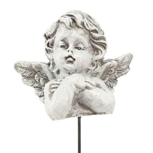 gjenstander Gravpynt engel på pinne dekorasjon for arrangement 5,5cm 4 stk