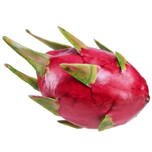 gjenstander Kunstig dragefrukt Pitahaya dekorativ frukt Ø8cm L15cm