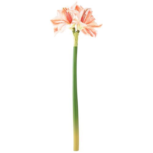 gjenstander Kunstig ridderstjerne Kunstige blomster Hvit Rød Oransje Amaryllis 40cm 3stk