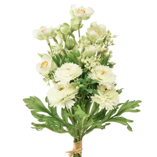 Floristik24 Kunstige blomster dekorasjon kunstig blomsterbukett Jasmin Bellis kunstig 30cm