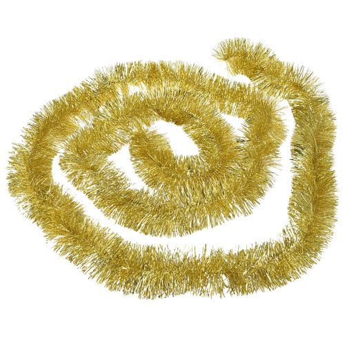 gjenstander Glamorøs Golden Tinsel Garland 270 cm – Perfekt for festlige og elegante dekorasjoner