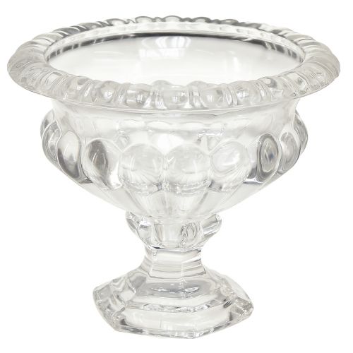 Floristik24 Glasskopp i vintage stil Ø13cm H11cm