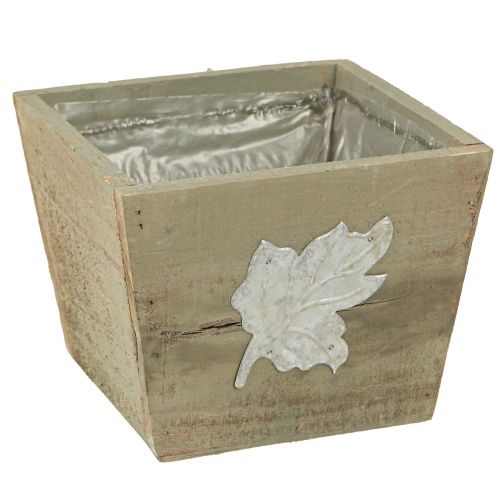 Floristik24 Shabby Chic Treplantekasse Grå 11×14,5×14cm