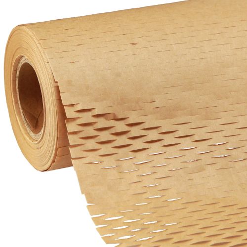 Honeycomb papir naturlig brunt innpakningspapir B50,5cm L250cm