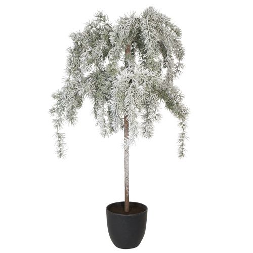 Mini sedertre juletre kunstig vinter H95cm