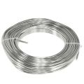 Floristik24 Aluminiumstråd sølv skinnende håndverkstråd dekorativ wire Ø5mm 1kg