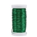 Floristik24 Deco Emaljert Wire Grønn Ø0,50mm 50m 100g