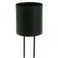 Floristik24 Plug-in lysestake sort telysholder Ø5cm 4stk